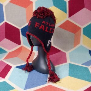 NFL Team Apparel Youth Atlanta Falcons Mohawk‎ Knit Trapper Hat One Size